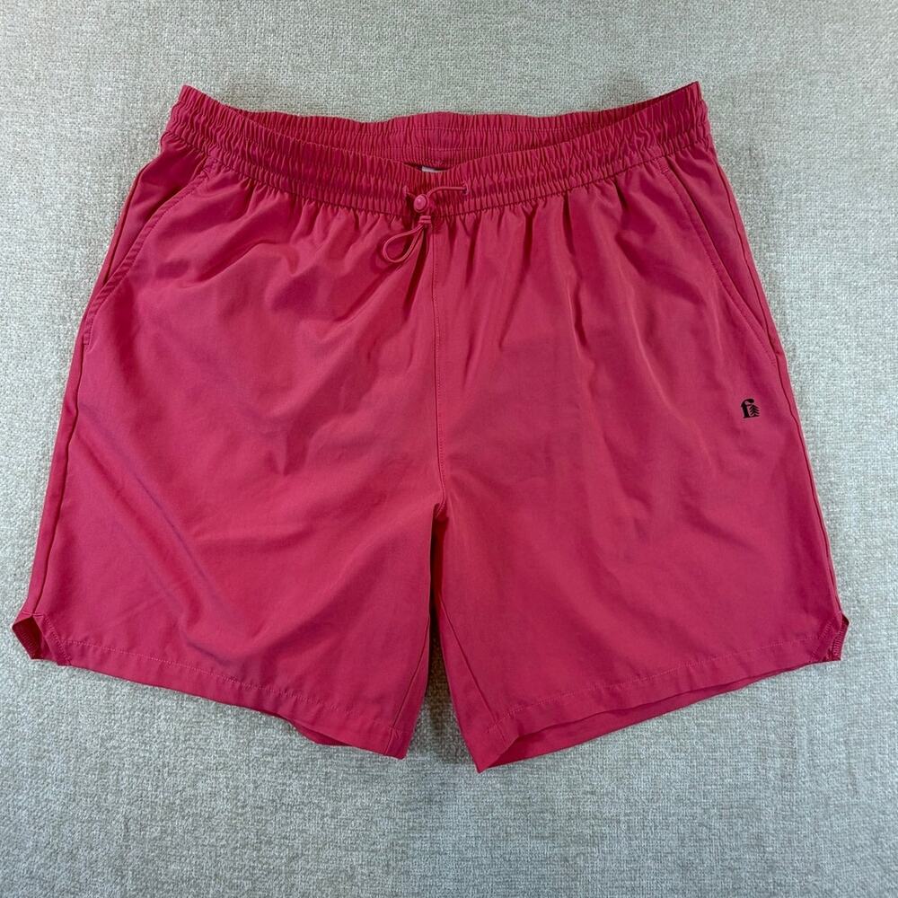 Bonobos Men's Large Salmon Fielder 7 Inch Lined Swim Trunks Shorts Beach Resort